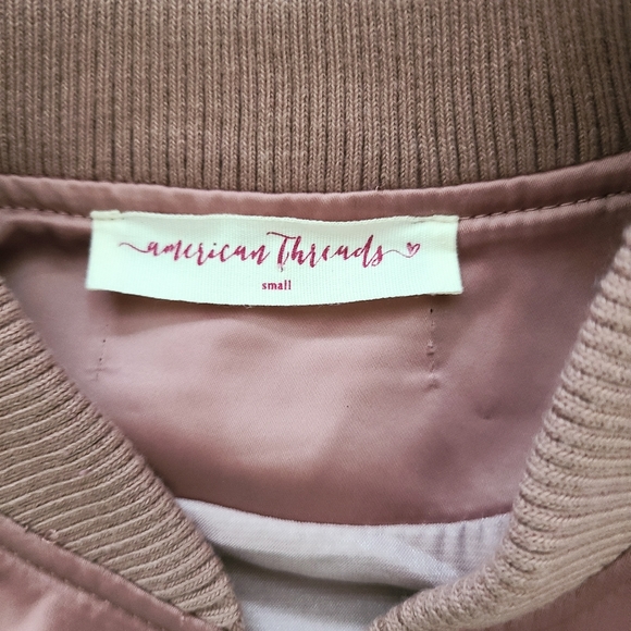 American threads blush bomber jacket - Picture 4 of 10